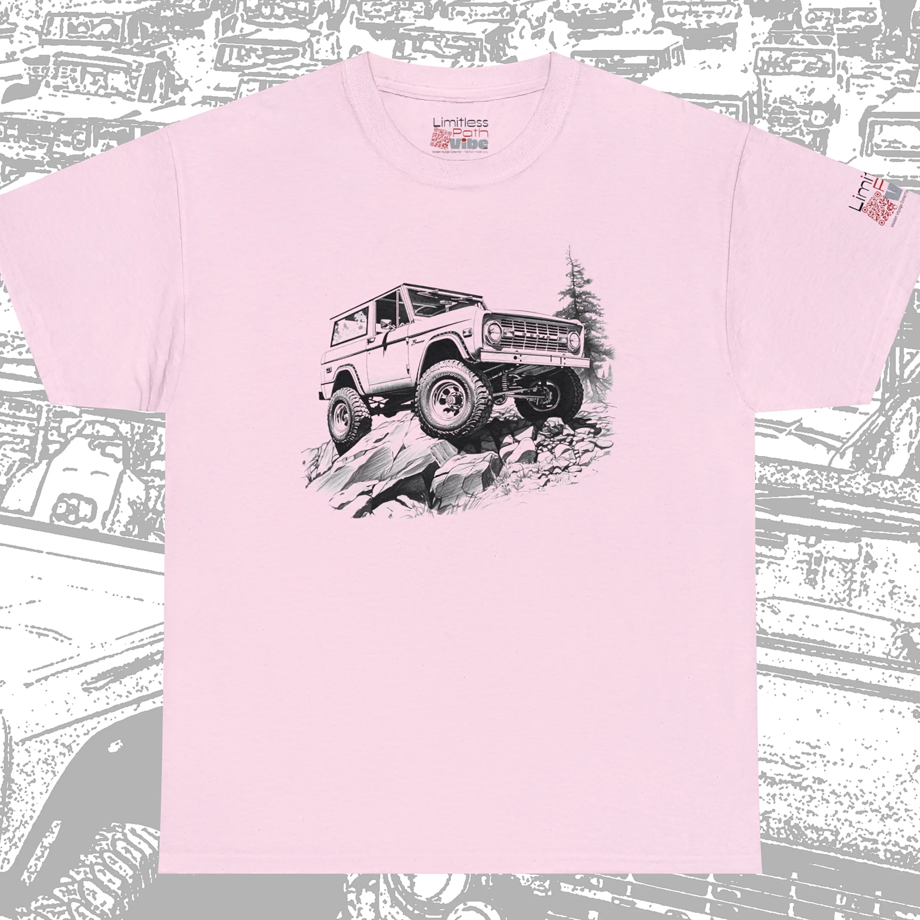 "Black'n-White" pink